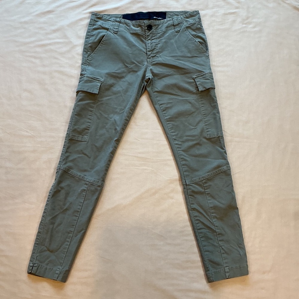 Joe's Jeans Cargo Pockets Military Chelsea Skinny Crop Stretch Capri Size 27